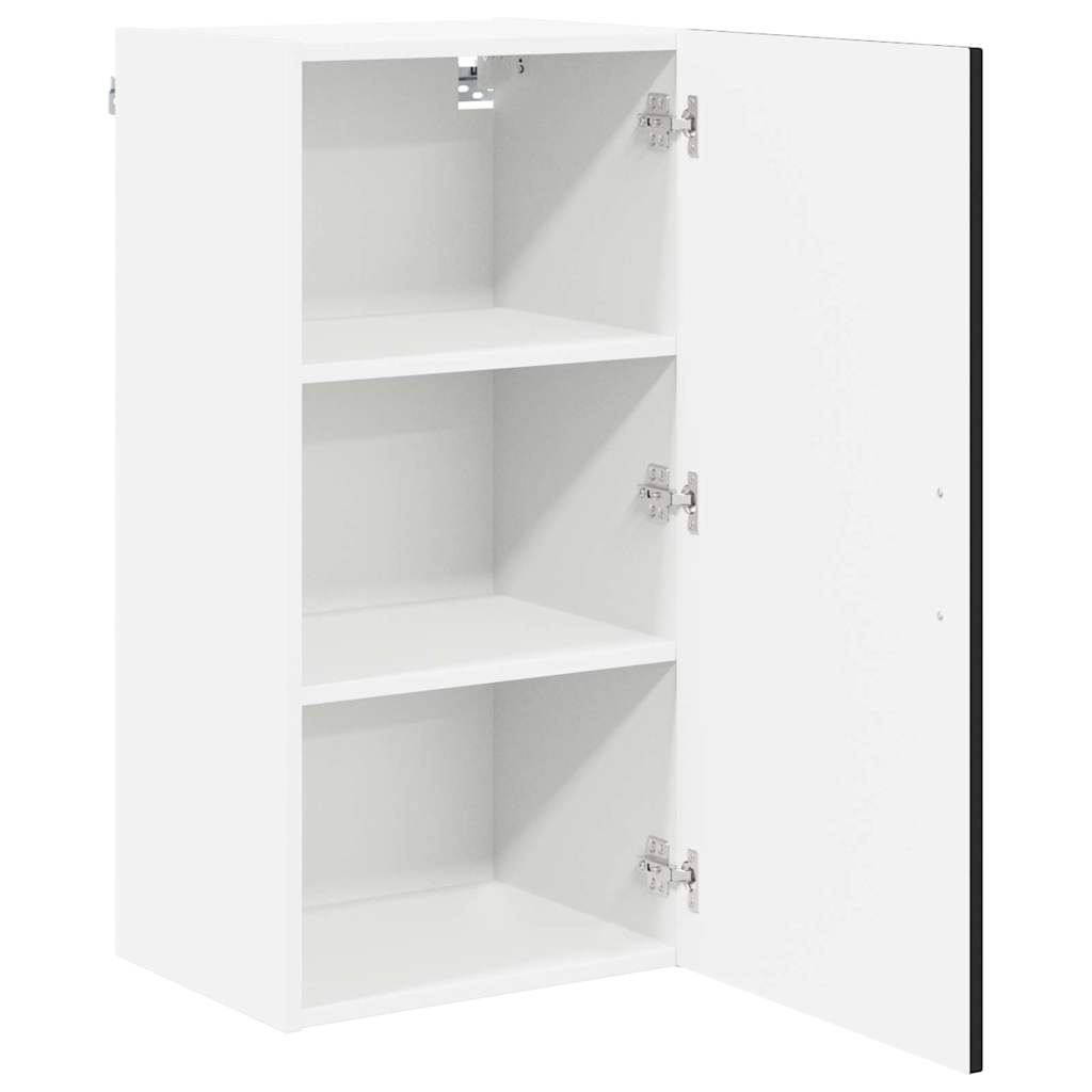 Kitchen Wall Cabinet Black 40 x 31 x 80 cm Engineered Wood