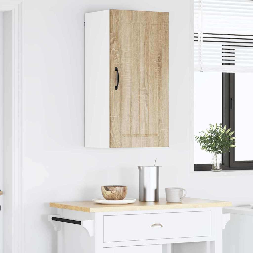 Kitchen Wall Cabinet Sonoma Oak 40 x 31 x 80 cm Engineered Wood