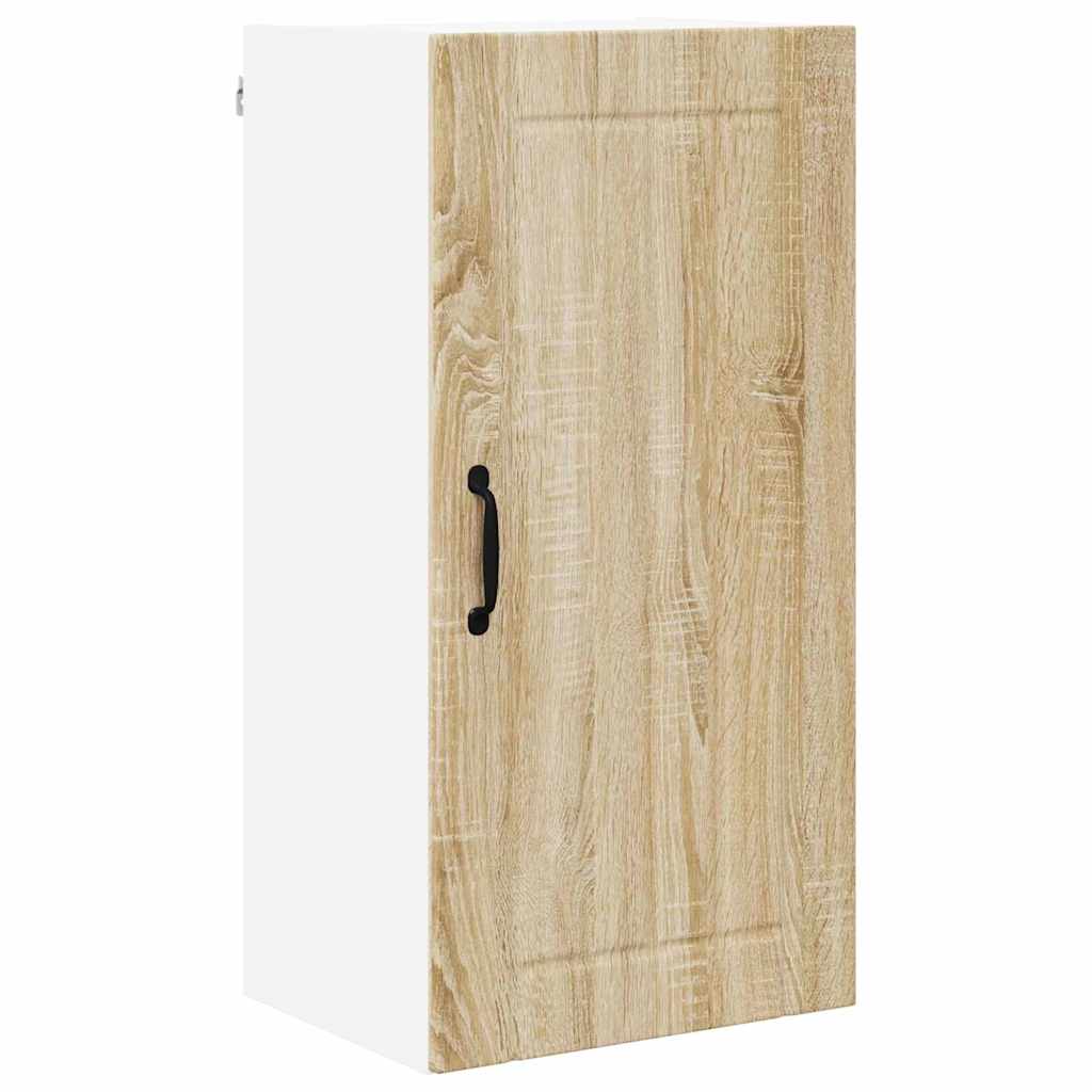 Kitchen Wall Cabinet Sonoma Oak 40 x 31 x 80 cm Engineered Wood