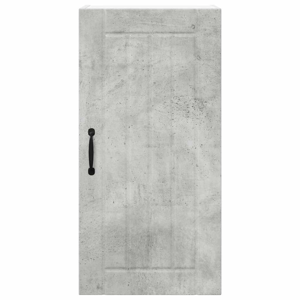 Kitchen Wall Cabinet with Shelf Concrete Grey 40 x 31 x 80 cm