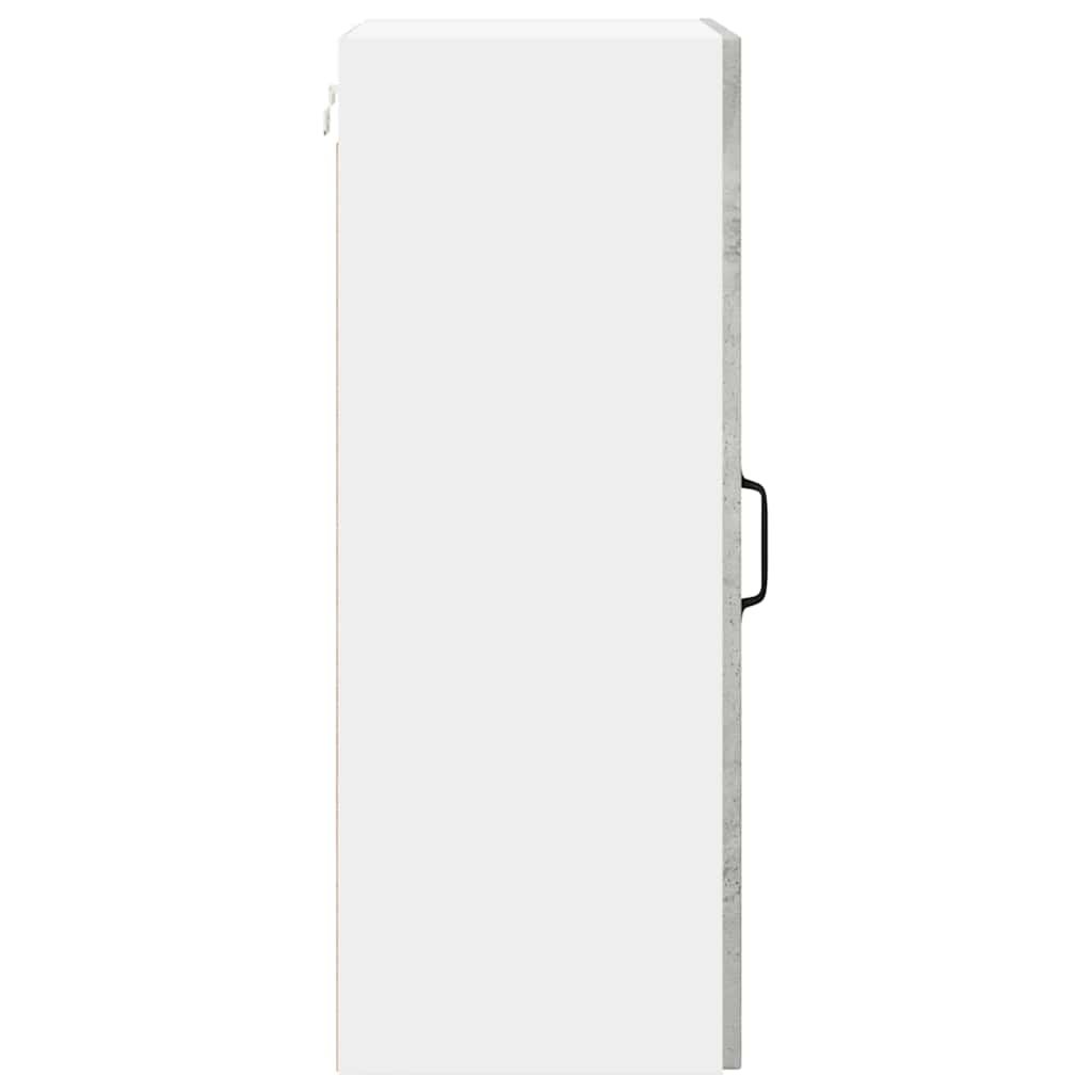 Kitchen Wall Cabinet with Shelf Concrete Grey 40 x 31 x 80 cm