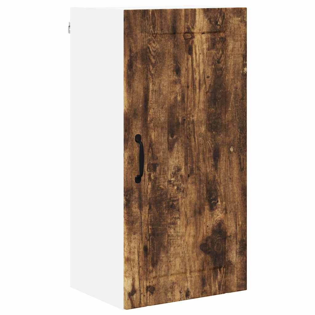 Kitchen Wall Cabinet Smoked Oak 40 x 31 x 80 cm Engineered Wood