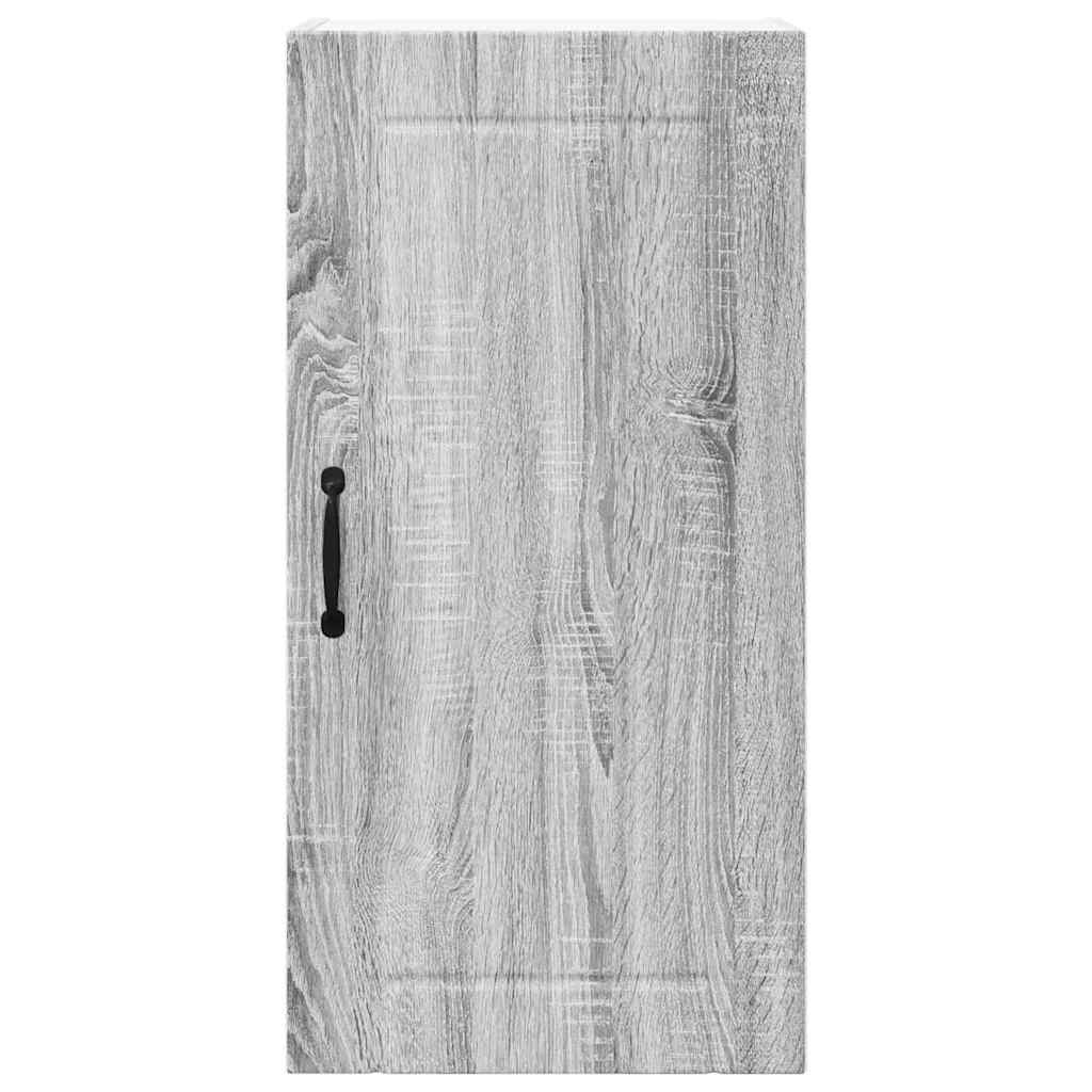 Kitchen Wall Cabinet with Shelf Grey Sonoma 40 x 31 x 80 cm