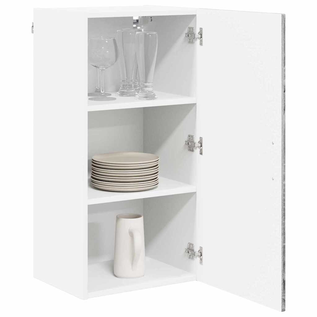 Kitchen Wall Cabinet with Shelf Grey Sonoma 40 x 31 x 80 cm