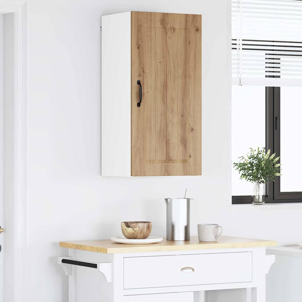 Kitchen Wall Cabinet with Shelf Artisan Oak 40 x 31 x 80 cm