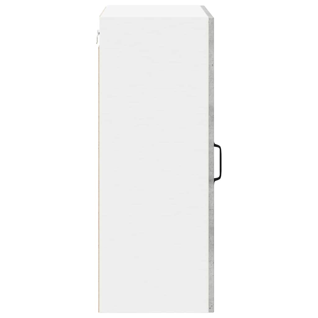 Kitchen Wall Cabinet with Shelf Concrete Grey 50 x 31 x 80 cm