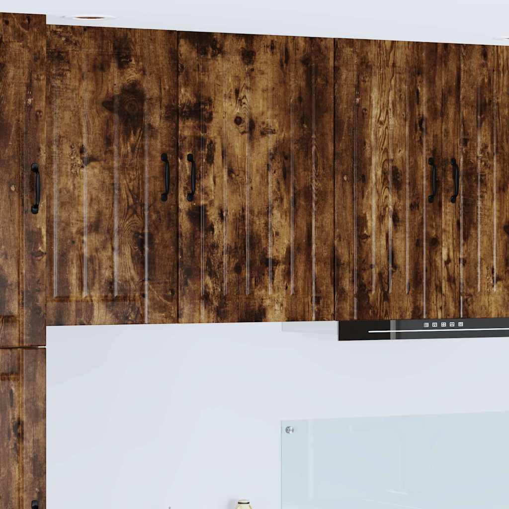 Kitchen Wall Cabinet Smoked Oak 50 x 31 x 80 cm Engineered Wood