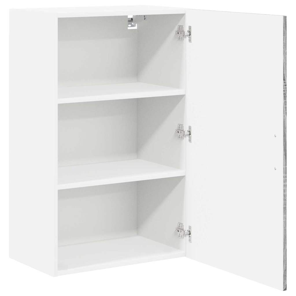 Kitchen Wall Cabinet with Shelf Grey Sonoma 50 x 31 x 80 cm