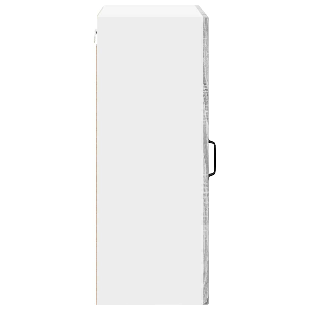 Kitchen Wall Cabinet with Shelf Grey Sonoma 50 x 31 x 80 cm