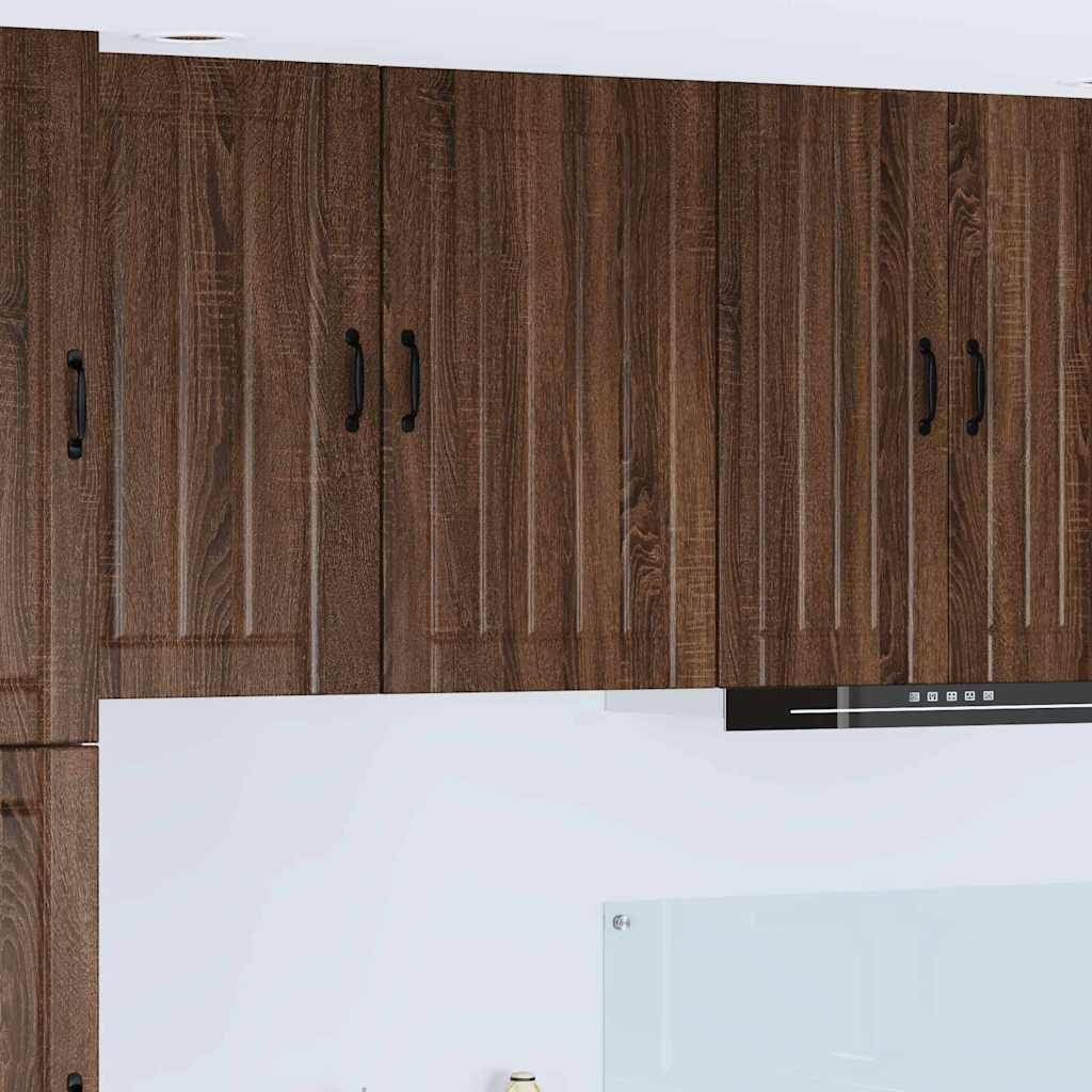 Kitchen Wall Cabinet Brown Oak 50 x 31 x 80 cm Engineered Wood