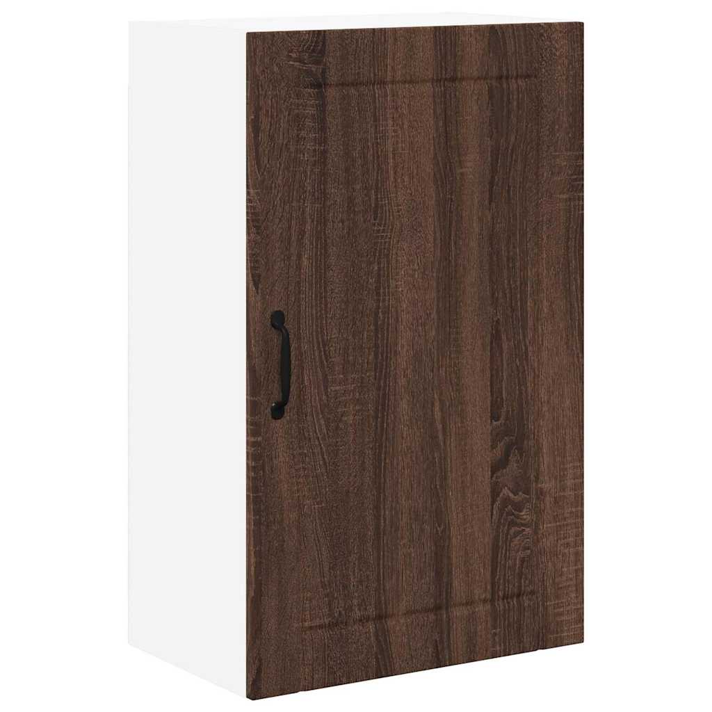 Kitchen Wall Cabinet Brown Oak 50 x 31 x 80 cm Engineered Wood