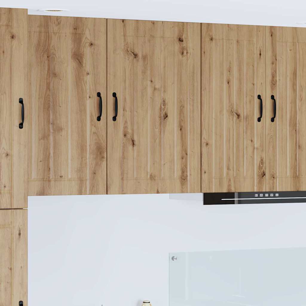 Kitchen Wall Cabinet with Shelf Artisan Oak 50 x 31 x 80 cm