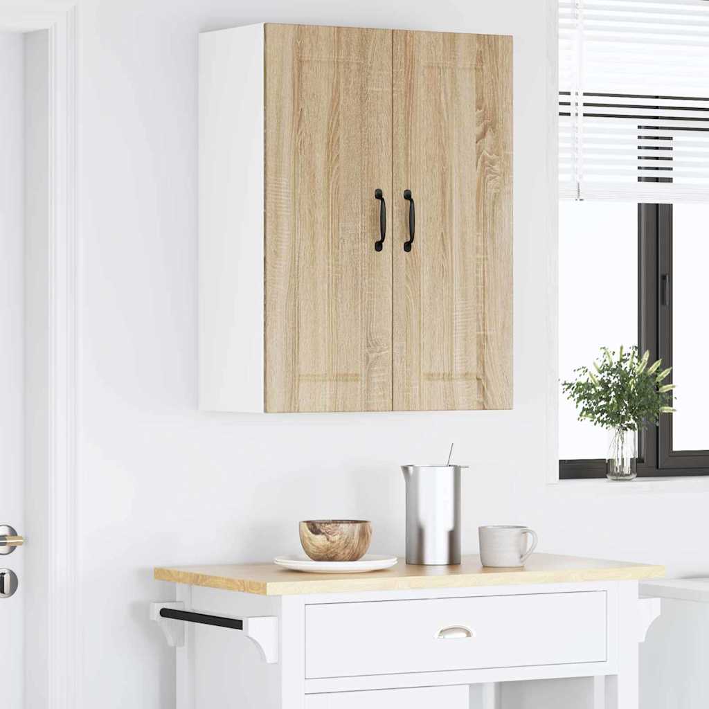 Kitchen Wall Cabinet Sonoma Oak 60 x 31 x 80 cm Engineered Wood