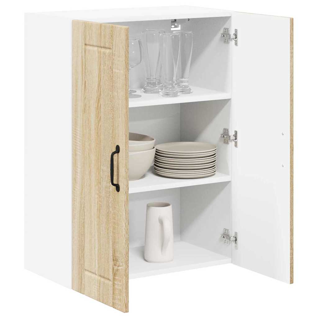 Kitchen Wall Cabinet Sonoma Oak 60 x 31 x 80 cm Engineered Wood
