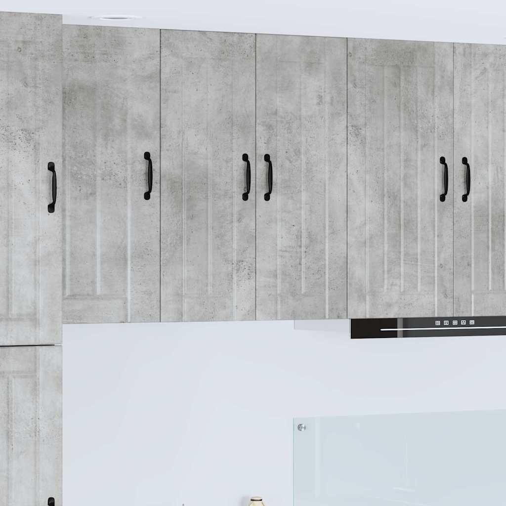 Kitchen Wall Cabinet with Shelf Concrete Grey 60 x 31 x 80 cm