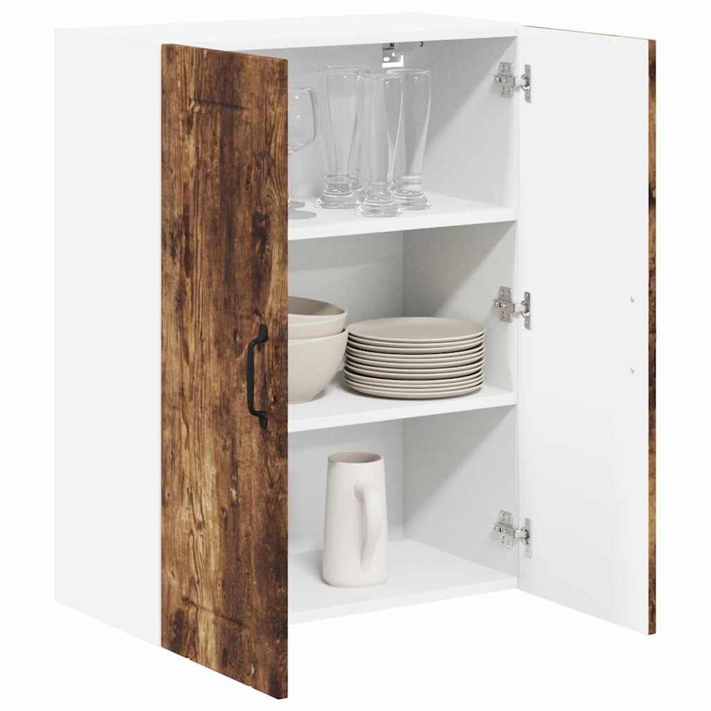 Kitchen Wall Cabinet Smoked Oak 60 x 31 x 80 cm Engineered Wood