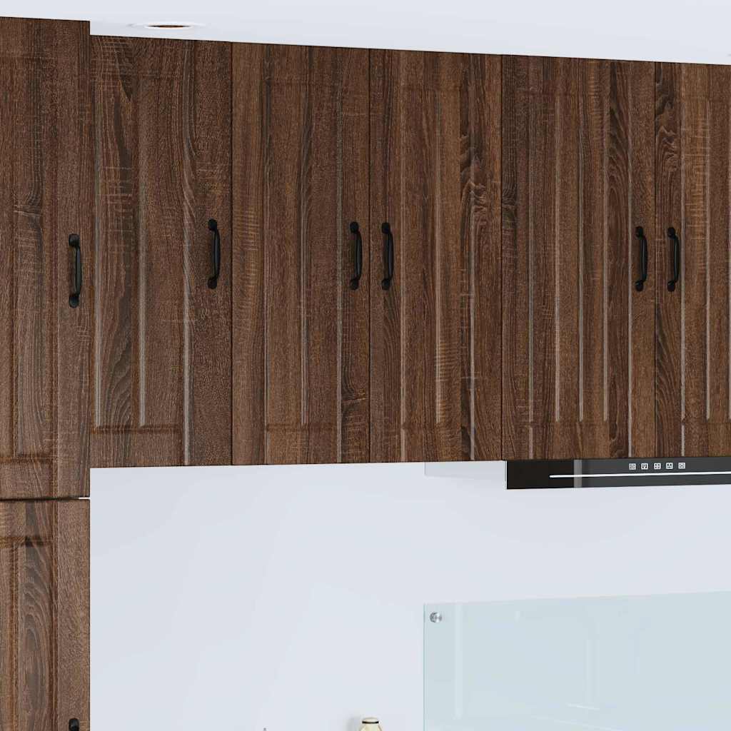 Kitchen Wall Cabinet Brown Oak 60 x 31 x 80 cm Engineered Wood