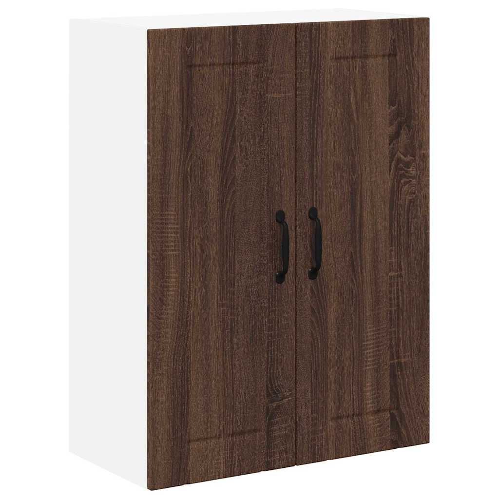 Kitchen Wall Cabinet Brown Oak 60 x 31 x 80 cm Engineered Wood
