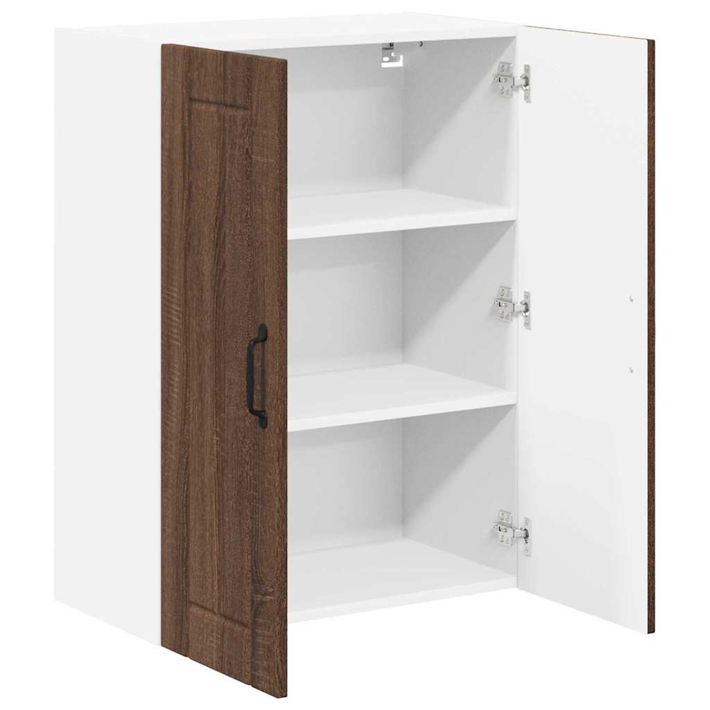 Kitchen Wall Cabinet Brown Oak 60 x 31 x 80 cm Engineered Wood