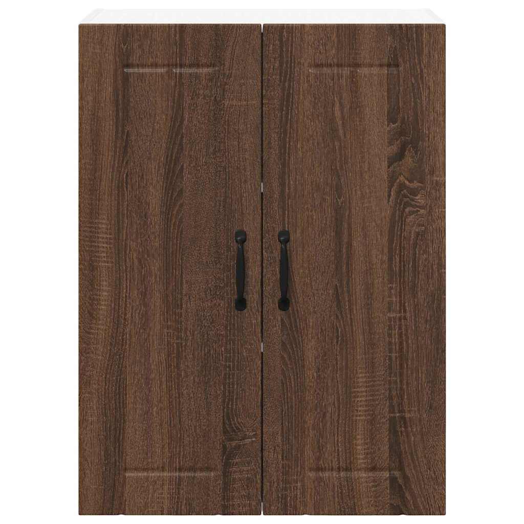 Kitchen Wall Cabinet Brown Oak 60 x 31 x 80 cm Engineered Wood