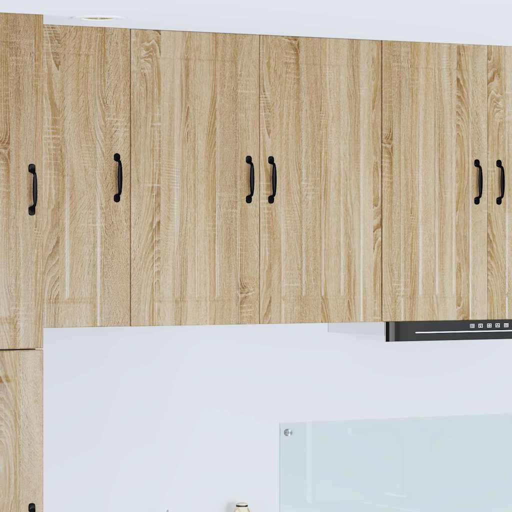 Kitchen Wall Cabinet Sonoma Oak 80 x 31 x 80 cm Engineered Wood