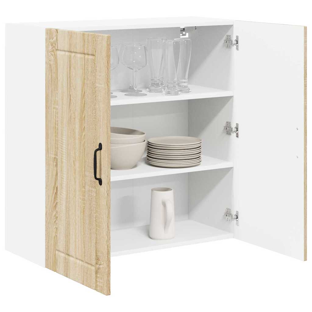 Kitchen Wall Cabinet Sonoma Oak 80 x 31 x 80 cm Engineered Wood