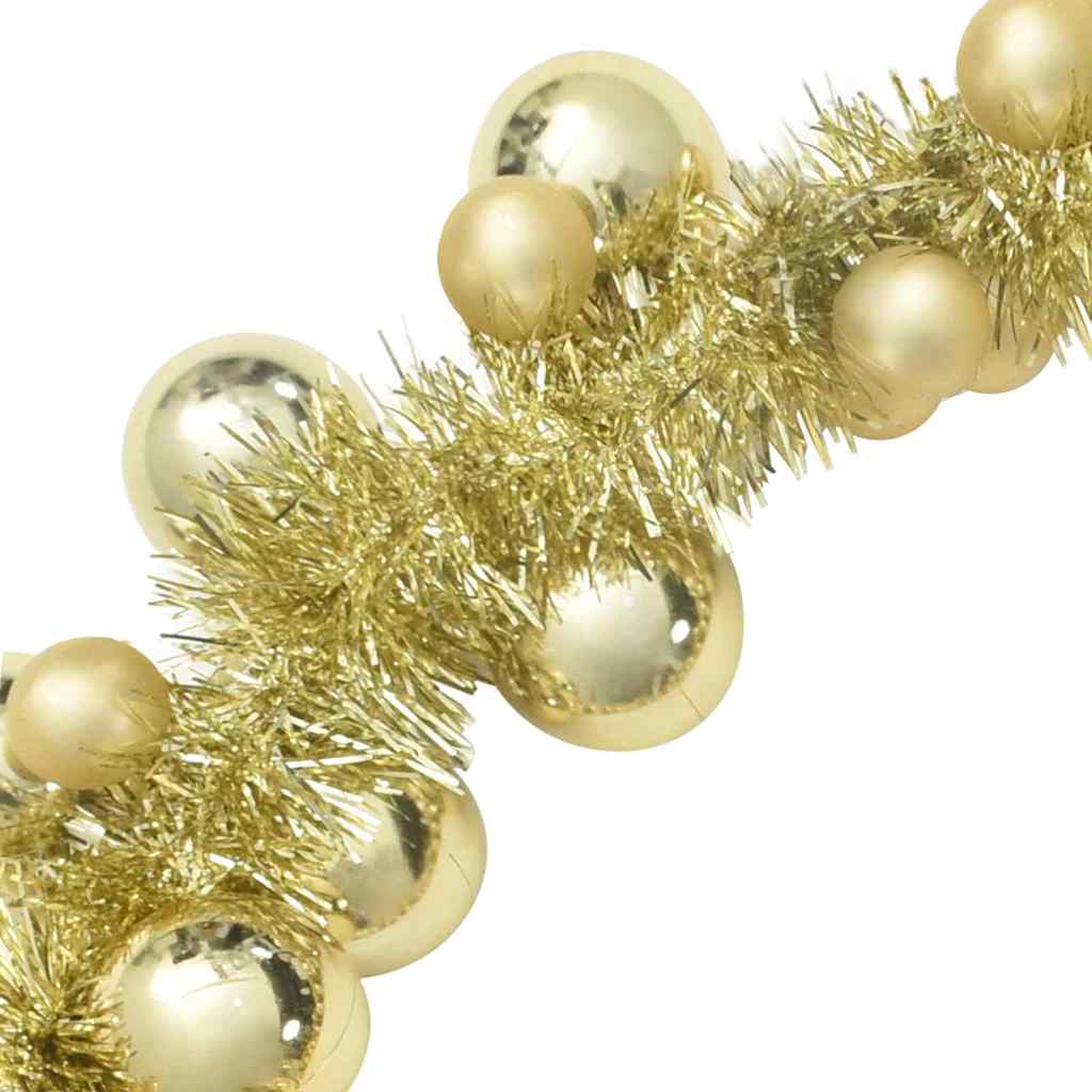 Christmas Ball Garland Gold 186 cm Polystyrene