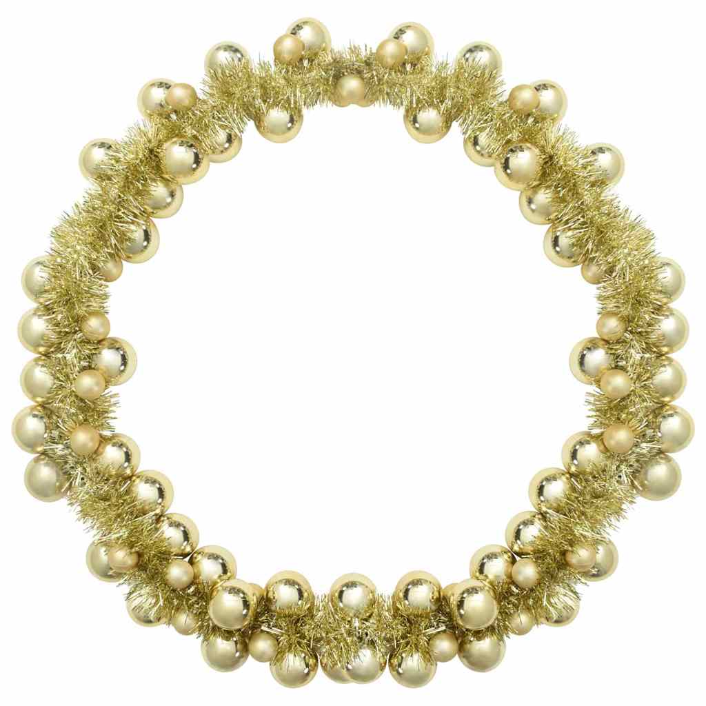 Christmas Ball Garland Gold 186 cm Polystyrene