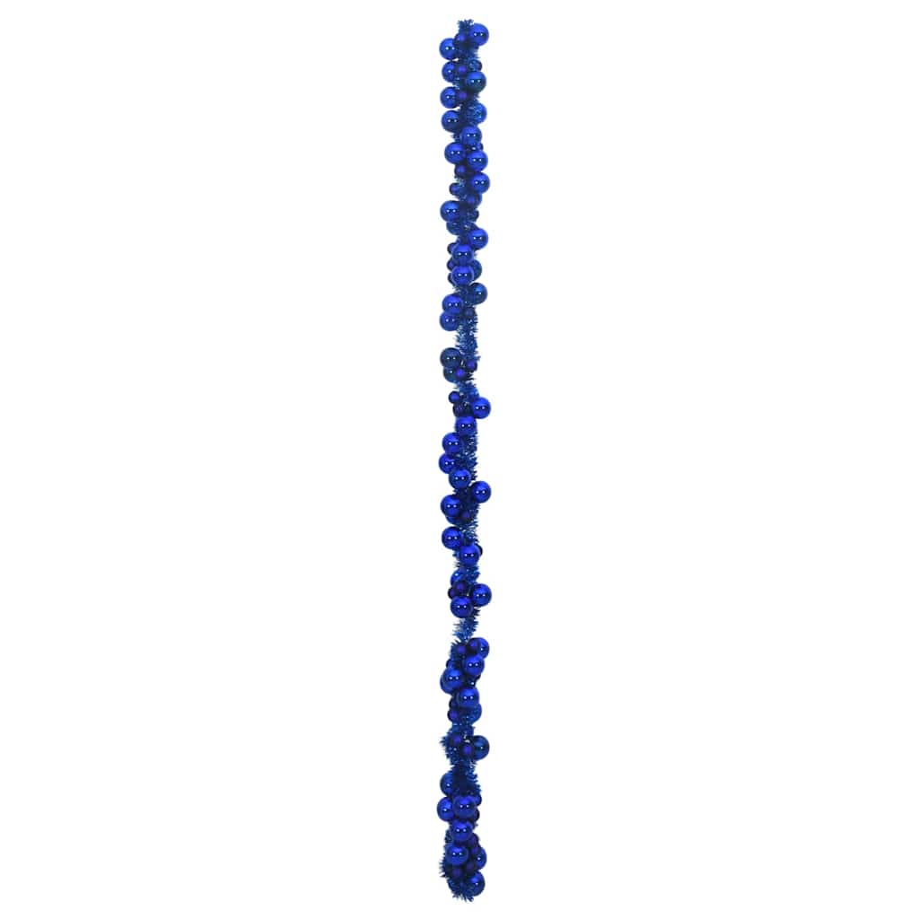 Christmas Ball Garland Blue 186 cm Polystyrene
