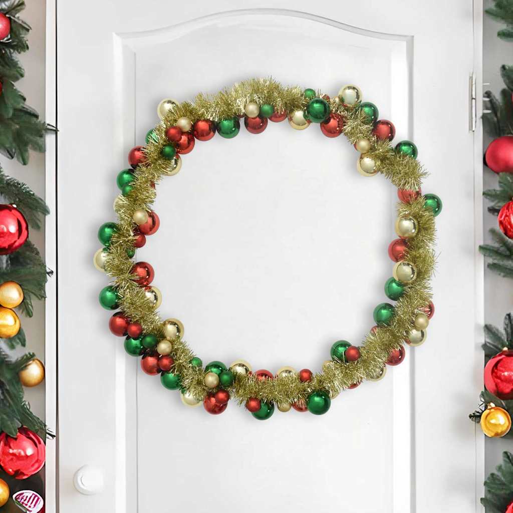 Christmas Ball Garland Multicolour 186 cm Polystyrene
