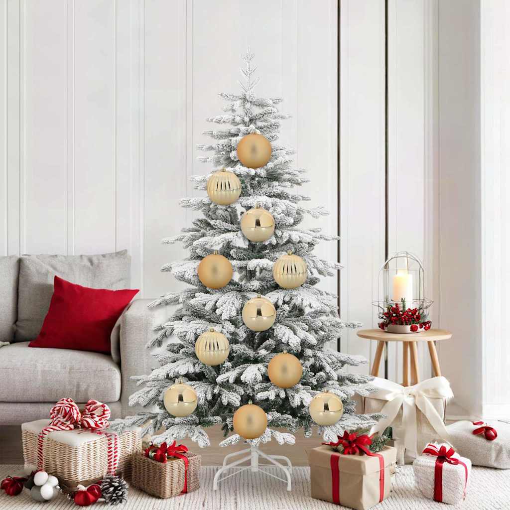 Christmas Bauble Set 9 pcs Gold