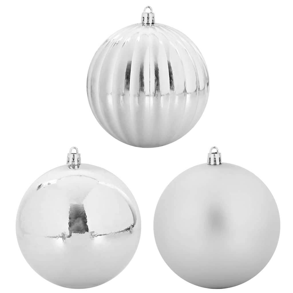 Christmas Bauble Set 3 pcs Silver