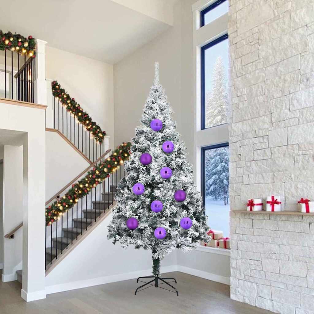 Christmas Bauble Set 4 pcs Lilac