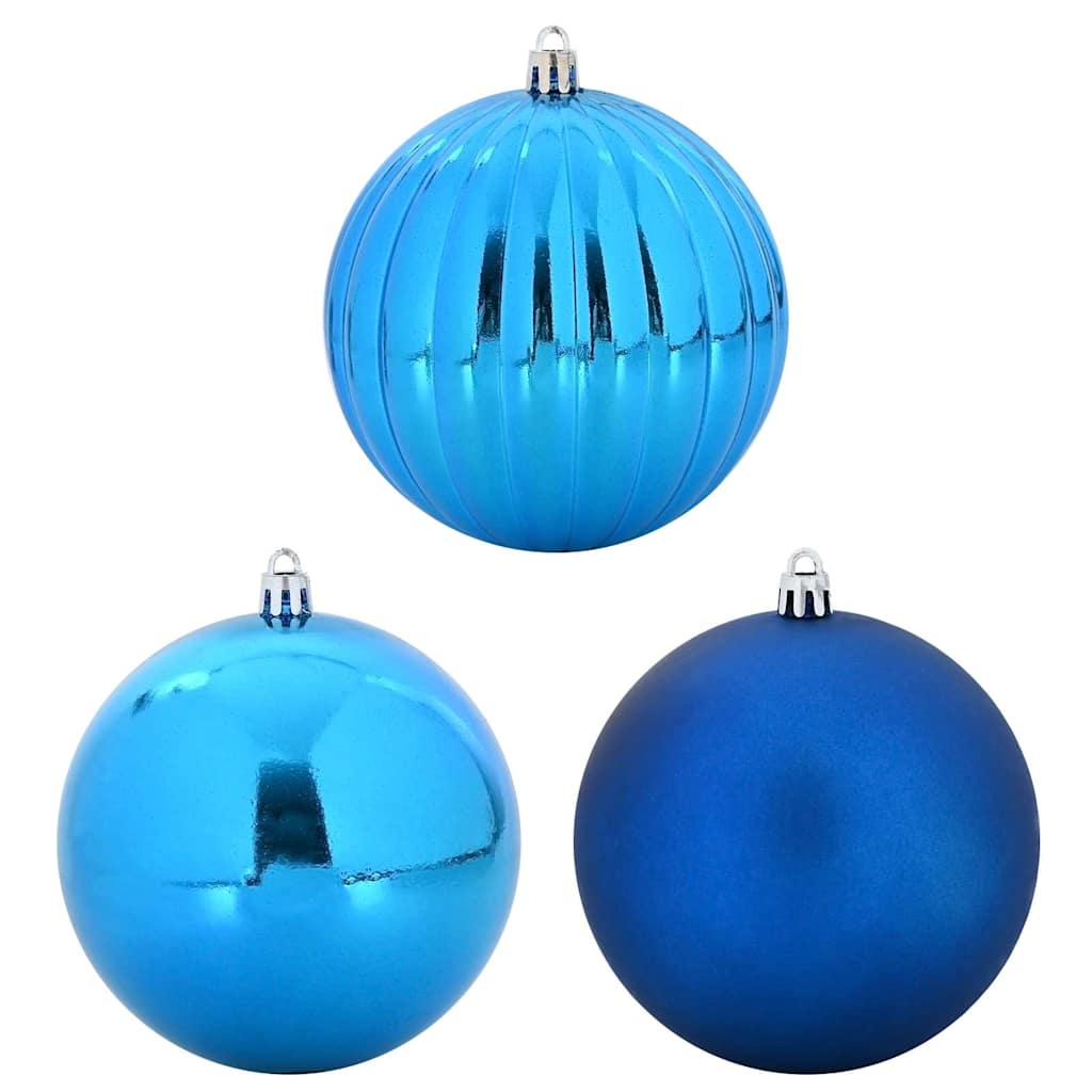 Christmas Bauble Set 9 pcs Blue