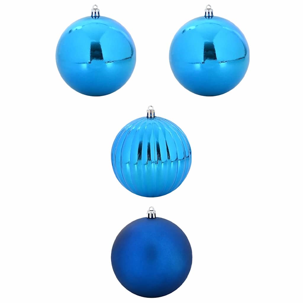 Christmas Bauble Set 4 pcs Blue
