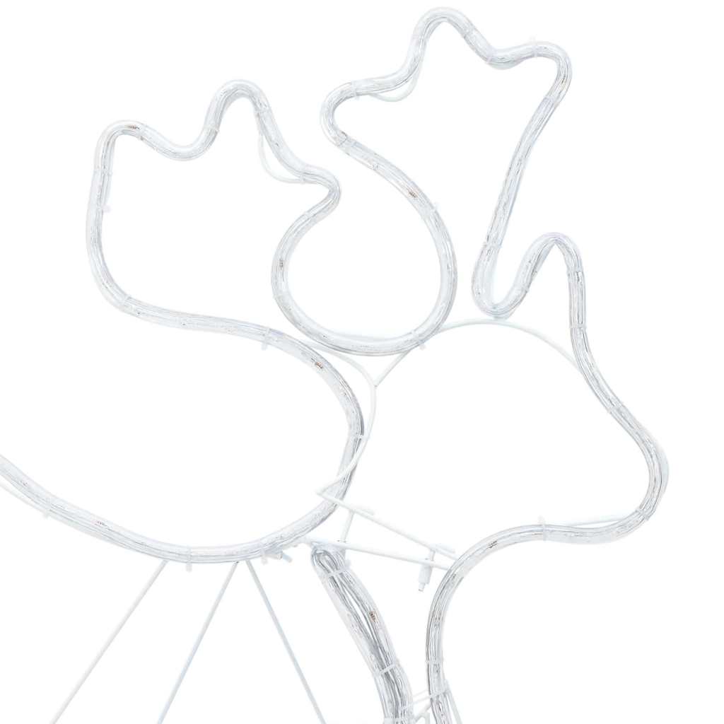 LED Christmas Decoration Multicolour 69 x 79 cm PVC