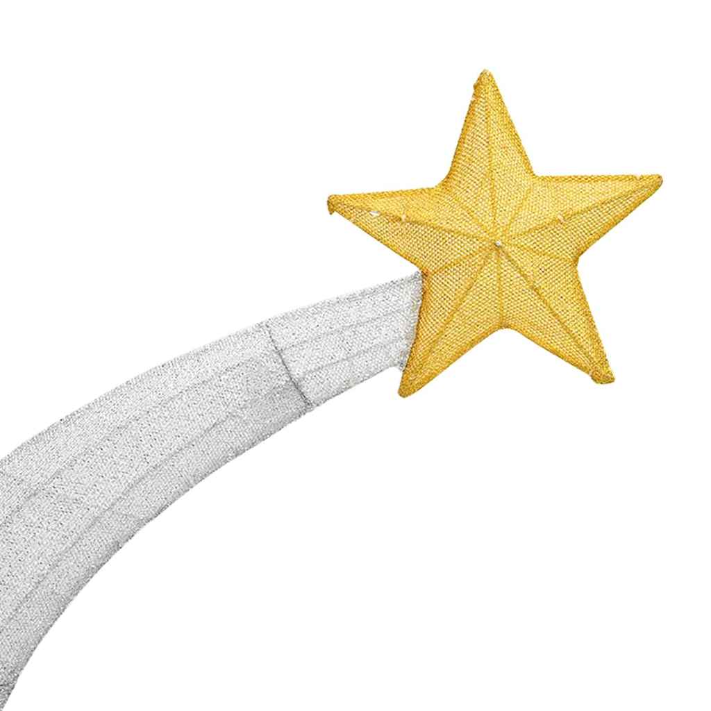 Nativity Scene Warm White 149 x32 x 127.5 cm Polyester