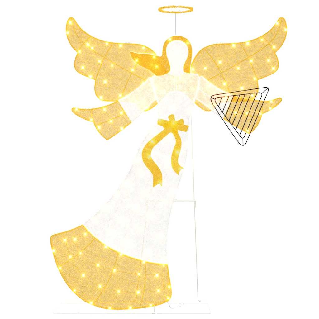 Lighted Angle Warm White 116 x 29 x 158.5 cm Polyester