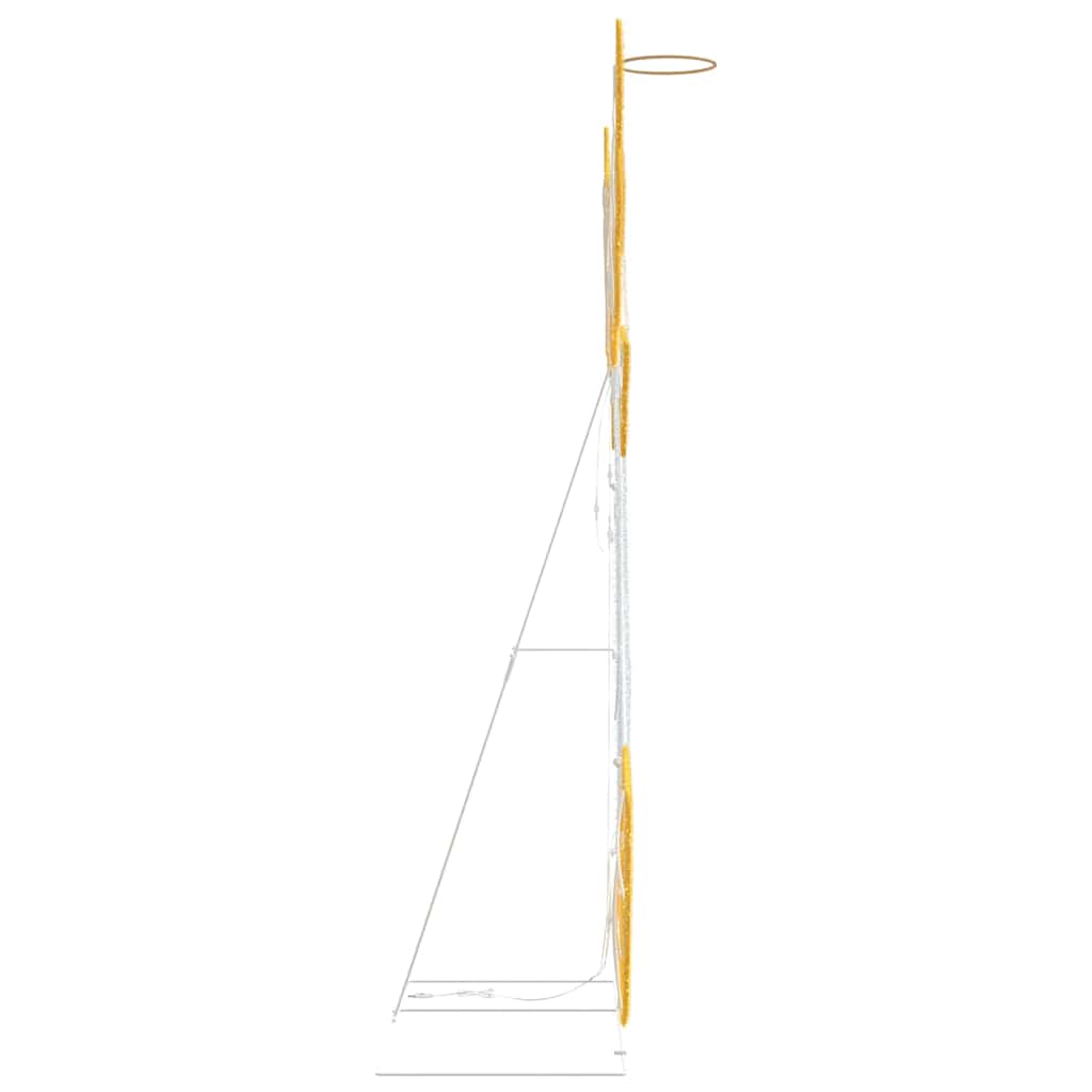 Lighted Angle Warm White 116 x 29 x 158.5 cm Polyester