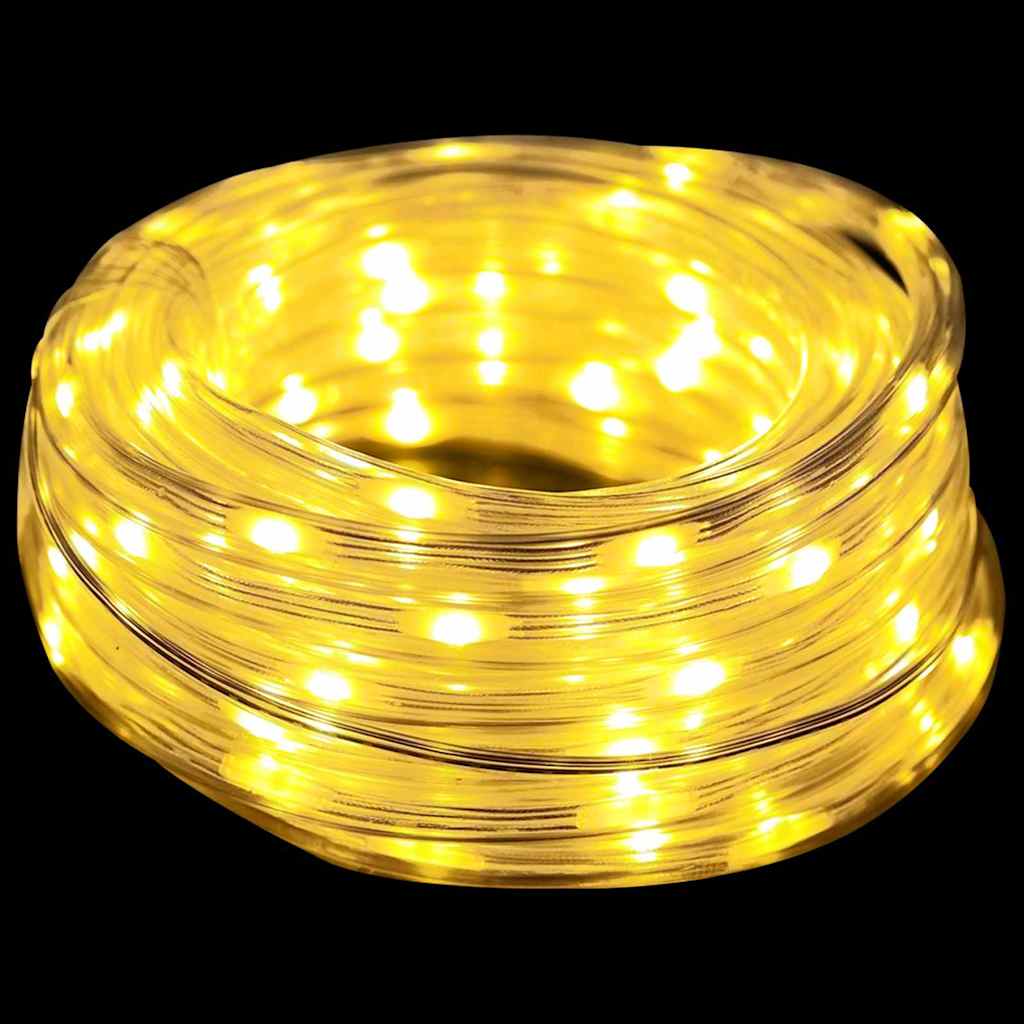 Rope Light with 120 LEDs Warm White 5 m PVC