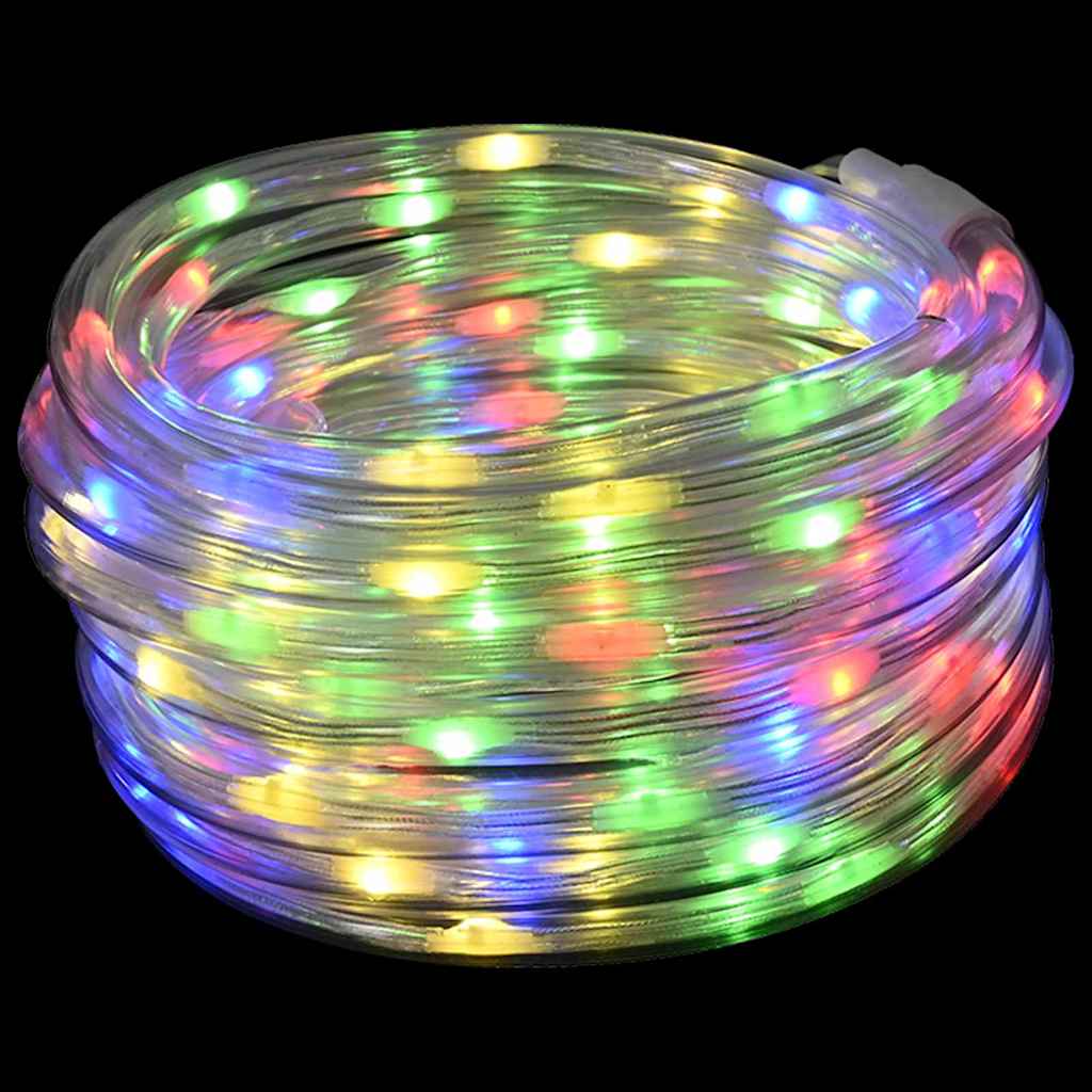 Rope Light with 240 LEDs Multicolour 10 m PVC