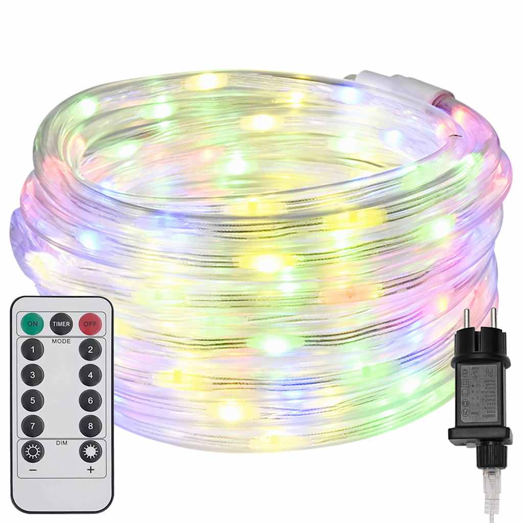 Rope Light with 480 LEDs Multicolour 20 m PVC