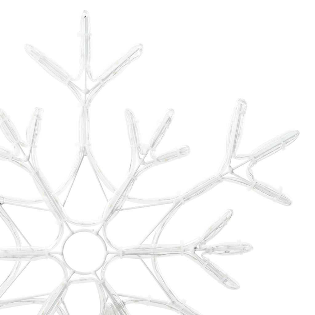 Christmas Snowflake Warm White 56 x 49 x 0.7 cm PVC