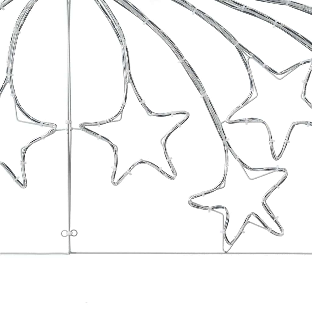 Christmas Star with 432 LEDs Multicolour 180 x 57 cm PVC