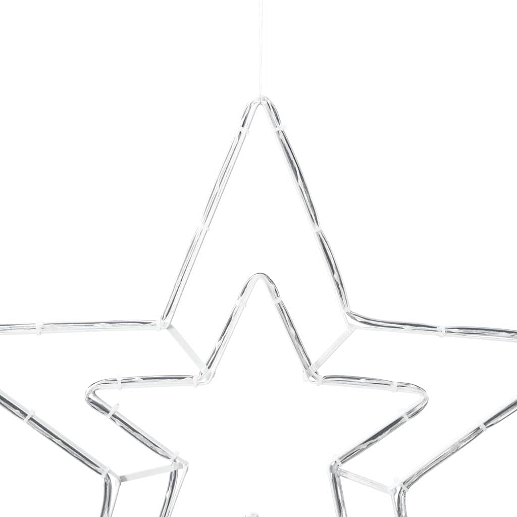 Christmas Star with 72 LEDs Cold White 51.5 x 50 x 0.65 cm Iron