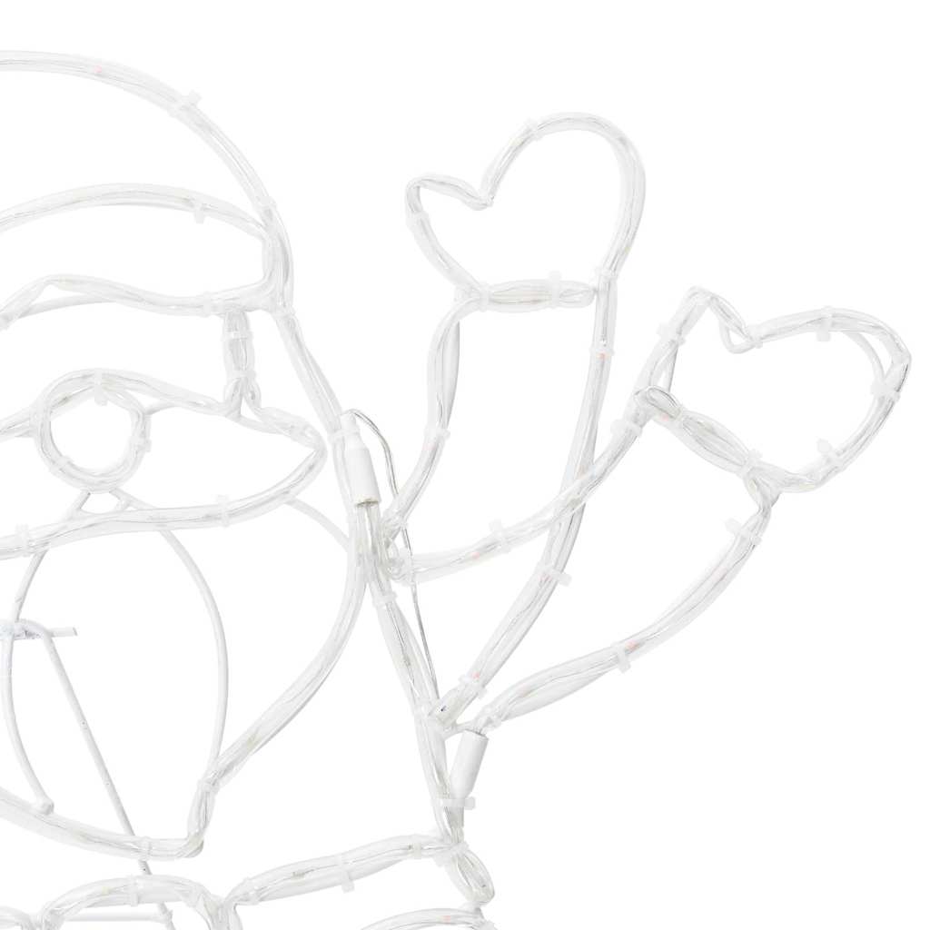 Santa Claus Light Multicolour 58.5 x 60 x 1.3 cm Iron