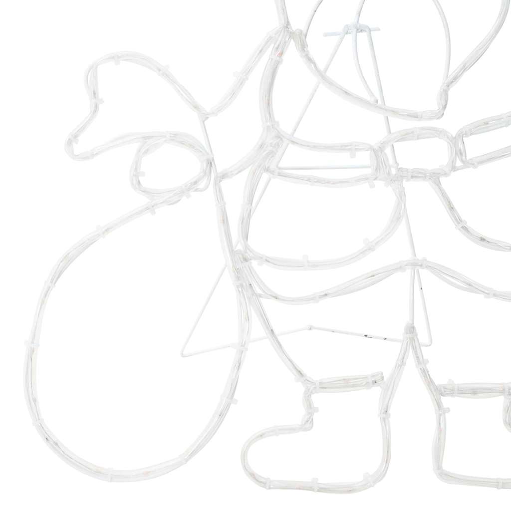 Santa Claus Light Multicolour 58.5 x 60 x 1.3 cm Iron