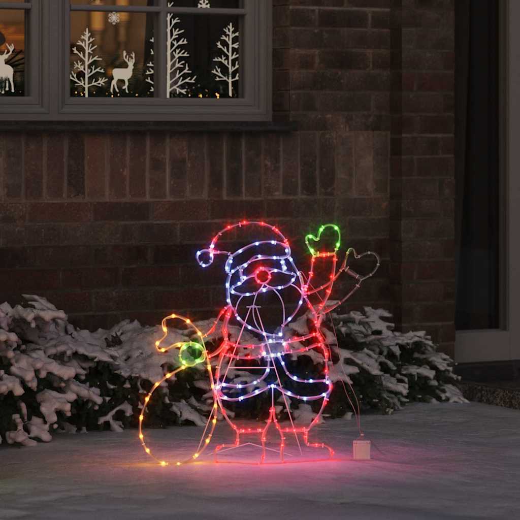 Santa Claus Light Multicolour 58.5 x 60 x 1.3 cm Iron