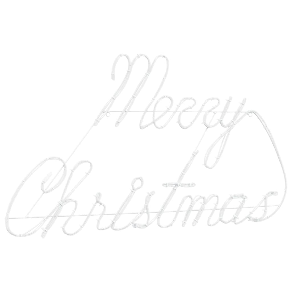 Christmas Sign with 216 LEDs Red 99 x 55 x 13 cm Iron