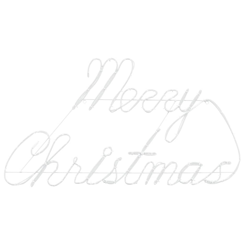 Christmas Sign with 216 LEDs Red 99 x 55 x 13 cm Iron